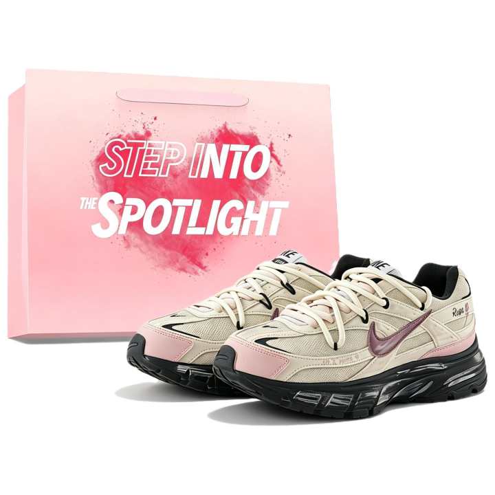 Nike Nike Initiator Low top Casual City Commuting Running Shoes Unisex Beige Pink
