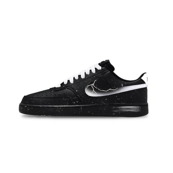 Nike Nike Court Vision 1 Abrasion Resistant Lightweight Wear resistant And Lightweight Low top Skateboard Shoes Unisex