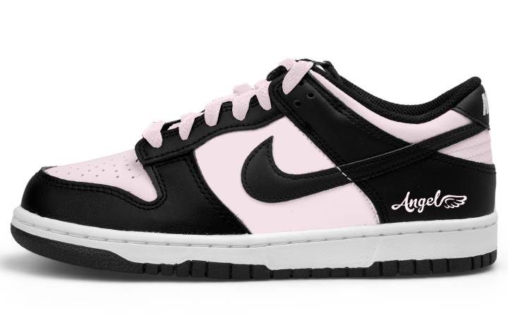 Nike Nike Dunk Dream Black Pink Low top Kids' Skateboarding Shoes Pink Teenagers