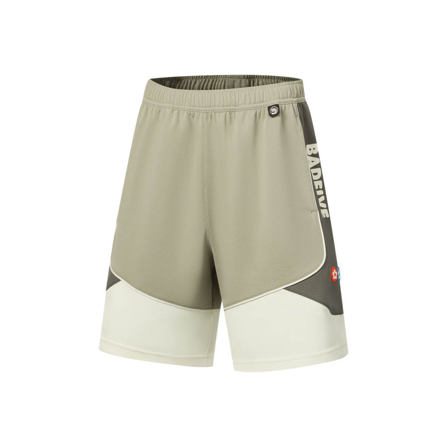 Li-Ning Li Ning Basketball Shorts Men's Lime Gray Moderate Straight Fit Pants