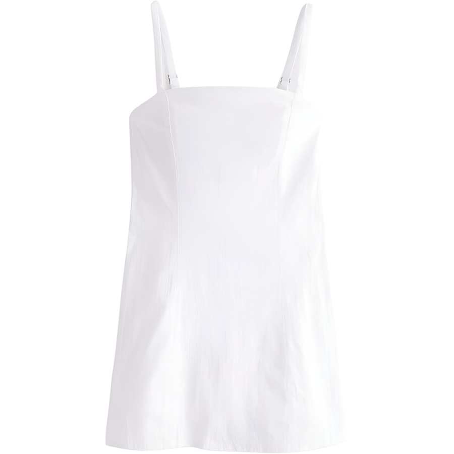Abercrombie&Fitch Slip Dress Women's White