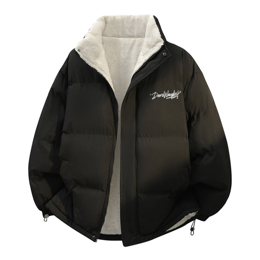 DEERWAY DEERWAY Puffer Jackets Unisex Stand Collar Thickened Padded Puffer Jacket