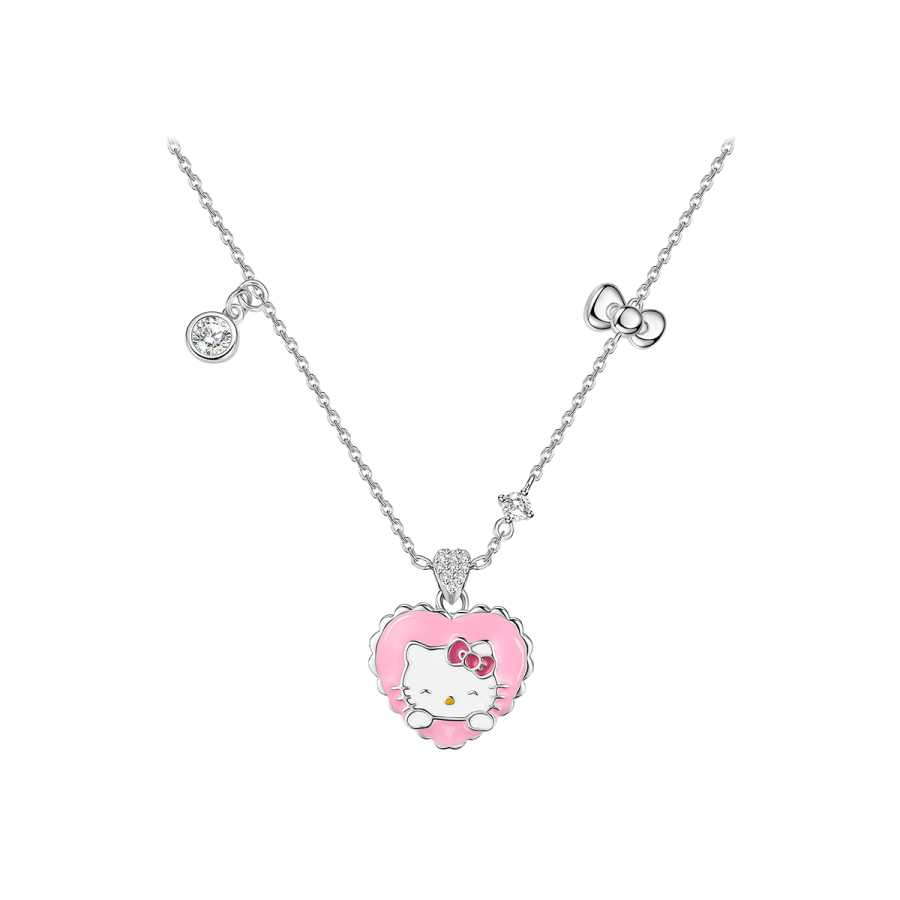 Sanrio Hello Kitty Artificial Gemstone Necklaces Women's