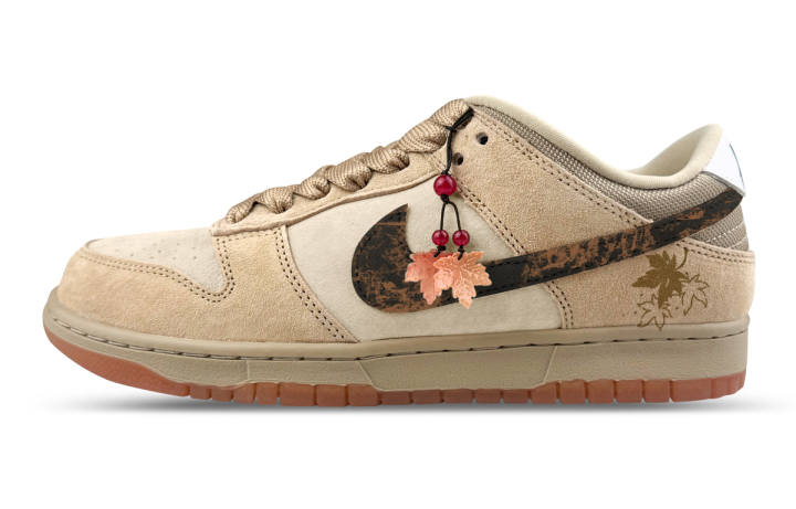 Nike Nike Dunk SB Abrasion Resistant Abrasion Resistant Low top Skateboard Shoes Unisex Brown
