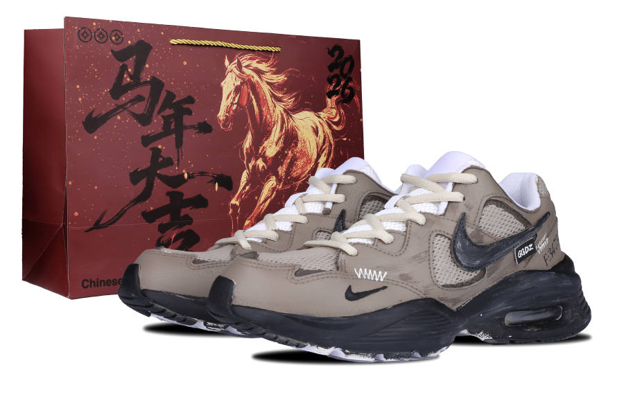 Nike Nike Air Max Fusion Cushioning Abrasion Resistant Slip Resistant Low top Casual Running Shoes Unisex