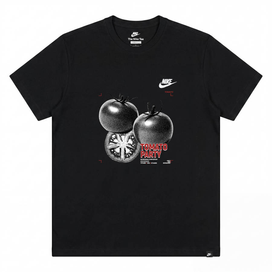 Nike Nike Sportswear T Shirts Unisex Black Crew Neck Moderate