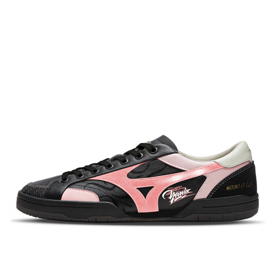 Mizuno CT CLUB Abrasion Resistant Slip Resistant Low top Skateboard Shoes Unisex Black Pink