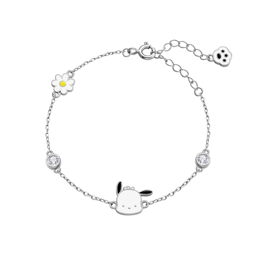 Sanrio Pochacco Artificial Gemstone Bracelets Women's