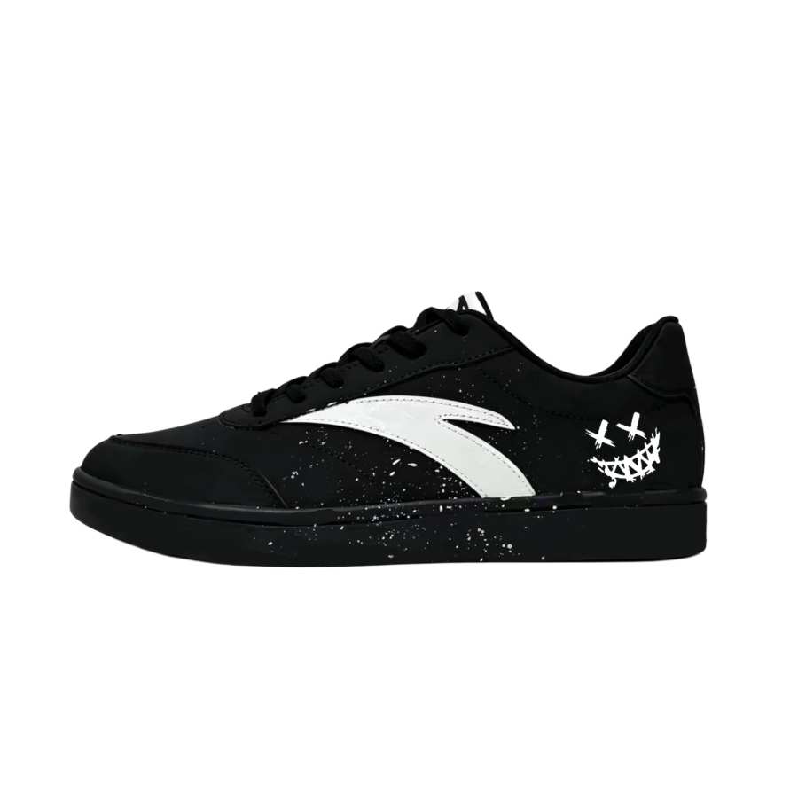 ANTA Active Skateboard Shoes Men's Low Top Black/White