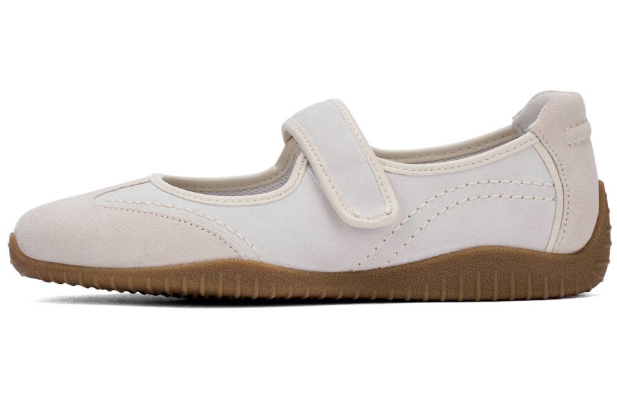 Clarks Meridor Jane Cow Split Leather Elegant Mary Jane Women's White