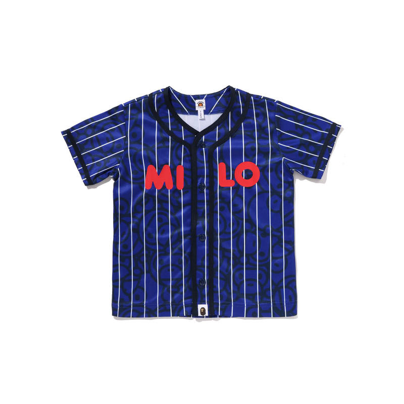 A BATHING APE Baseball Top SS26 Children Aged 3 7 Years Old