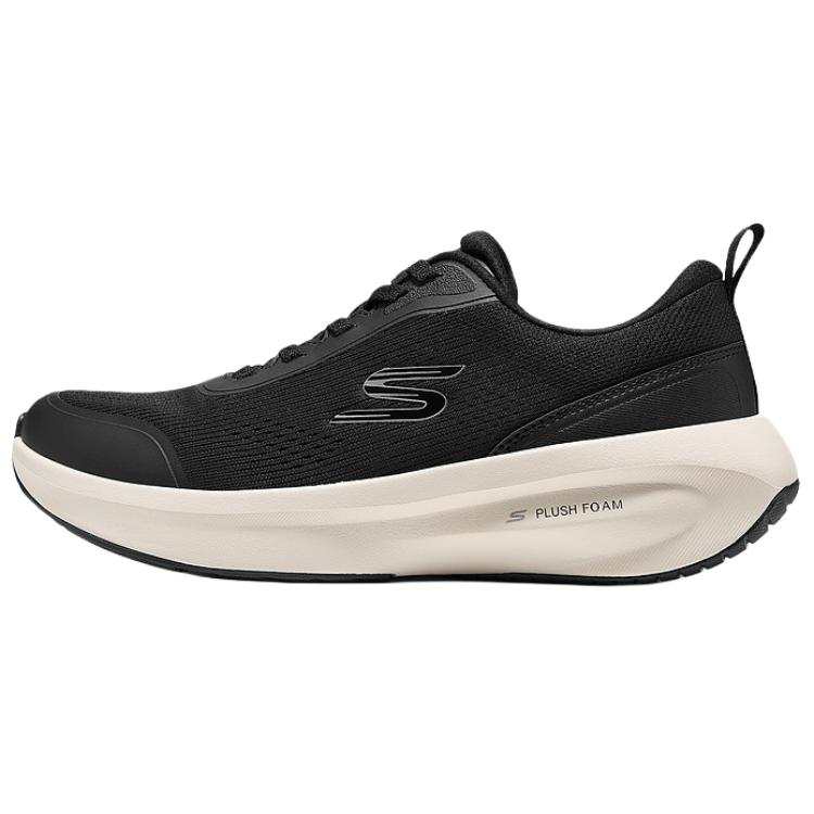 Skechers Sport Breathable Support Rebound Low top Walking Shoes Women's Black White