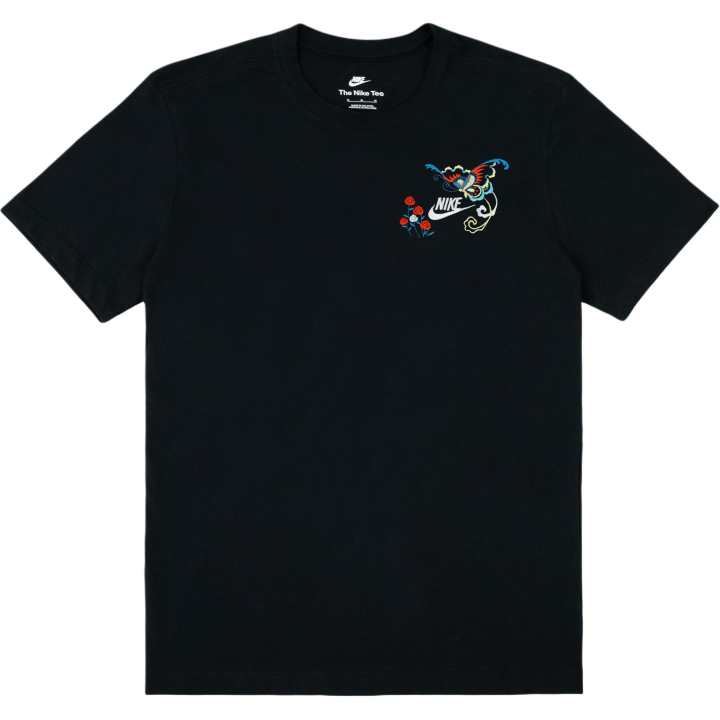 Nike Nike T Shirts Unisex Black Crew Neck Thin Straight Fit