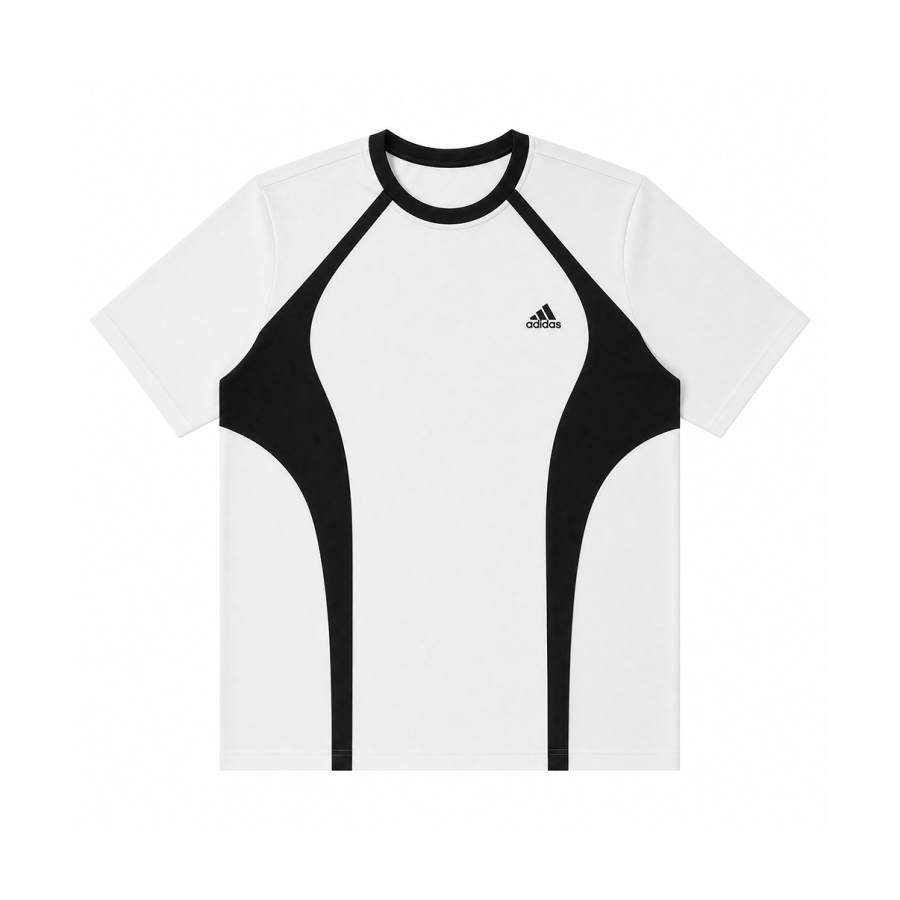 Adidas Adidas MUST HAVES T Shirts Unisex Black White Crew Neck Moderate Straight Fit