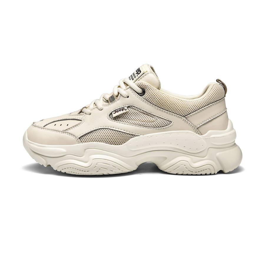 Jeep Abrasion Resistant Height Increasing Low top Chunky Sneakers Men's