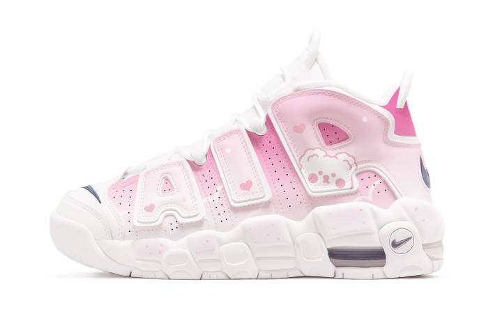 Nike Nike Air More Uptempo Powdered Milk Bear Cushioning Abrasion Resistant Slip Resistant
