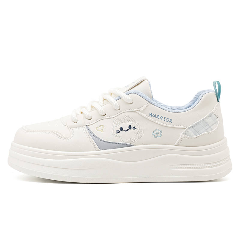 Warrior Height Increasing Abrasion Resistant Lightweight Low top Skateboard Shoes Women's