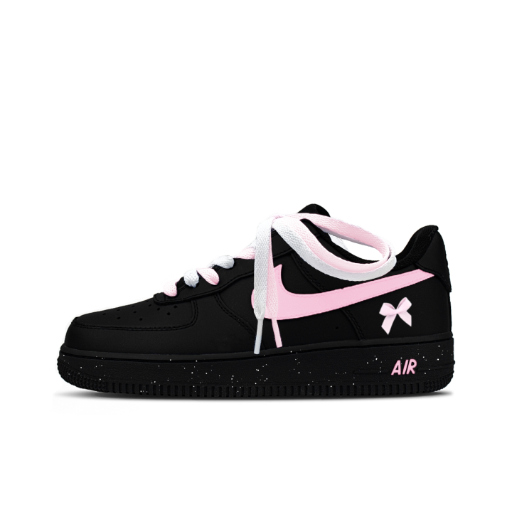 Nike Nike Air Force 1 Butterfly Etiquette Synthetic Leather, Leather Abrasion Resistant Low top Skateboard Shoes Women's