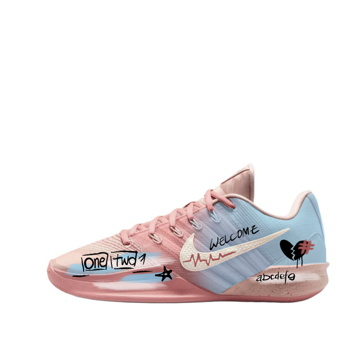 Nike Nike Sabrina 3 Basketball Shoes Unisex Low Top Pink Blue Gradient Multicolor