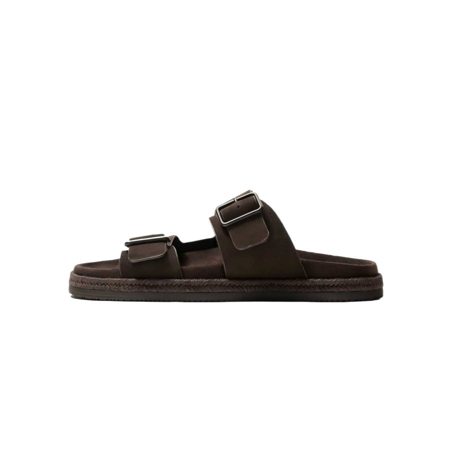 ZARA ZARA Slide Slippers Men's Chocolate