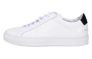 COMMON PROJECTS Leather Low top Skateboard Shoes Women's White Black