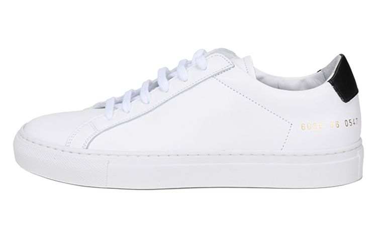 COMMON PROJECTS COMMON PROJECTS Leather Low top Skateboard Shoes Women's White Black