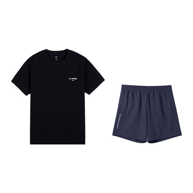 Li-Ning Li Ning Casual Sportswear Men's Black/Night Blue