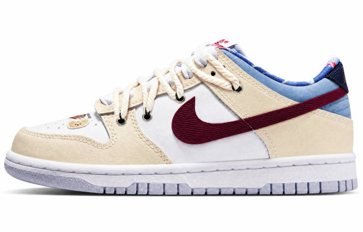 Nike Nike Dunk Skateboard Shoes Unisex Low Top Ecru