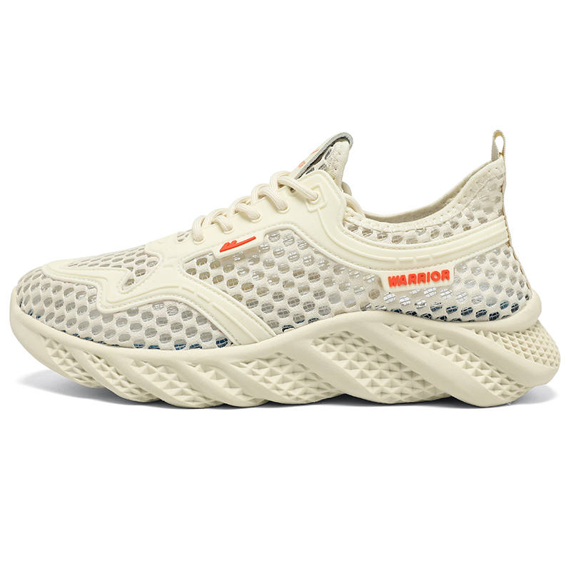 WARRIOR Cushioning Abrasion Resistant Breathable Height Increasing Low top Casual Shoes Men's