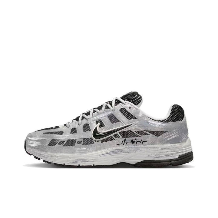 Nike Nike P 6000 Breathable Low top Casual Running Shoes Men's Gray White