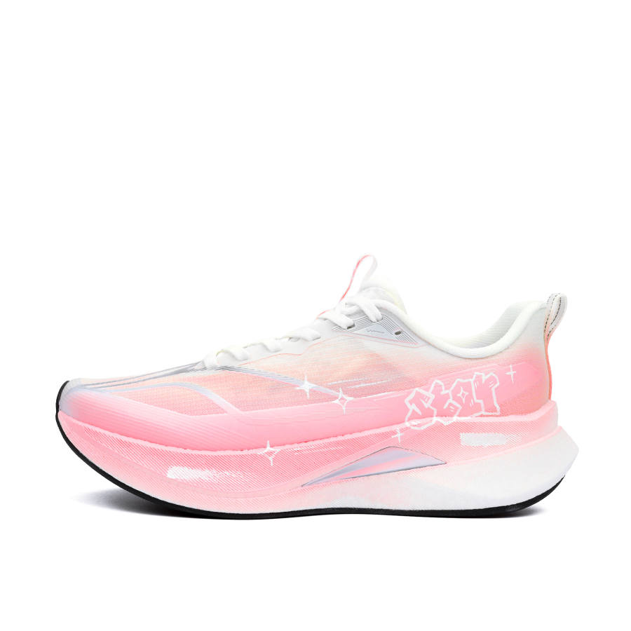 Li-Ning Li Ning Red Hare 9 PRO Rebound Lightweight Low top Running Shoes Unisex Pink