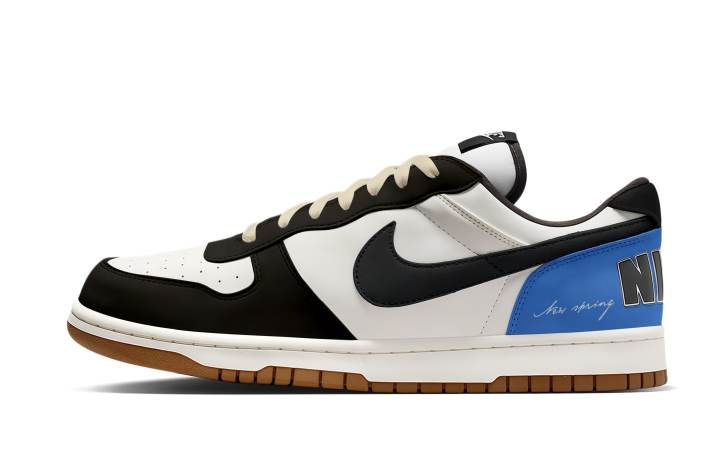 Nike Nike Big Skateboard Shoes Men's Low Top Black/Gray/Blue