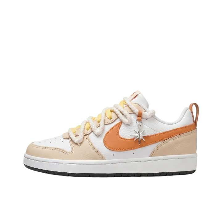 Nike Nike Court Borough Skateboard Shoes Unisex Low Top Yellow