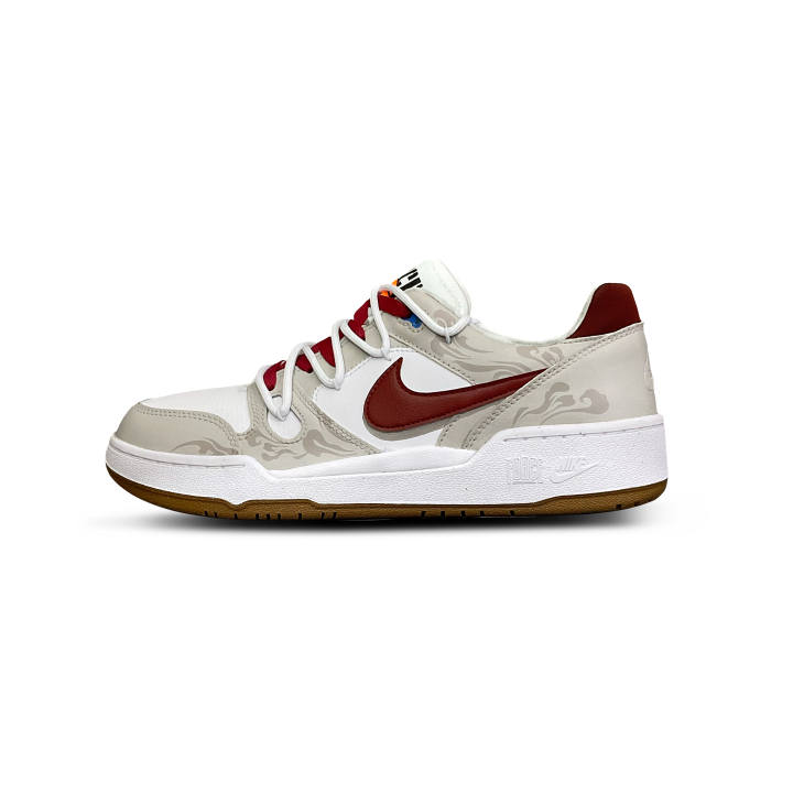 Nike Nike Full Force Tower Rabbit Coexistence Low top Skateboard Shoes Men's Red White