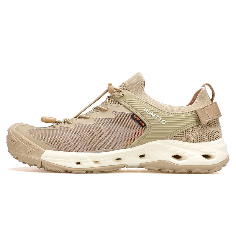 HUMTTO Fabric Cushioning Coverage Grip Abrasion Resistant Quick Dry Slip Resistant River Trekking Shoes Men's Sand
