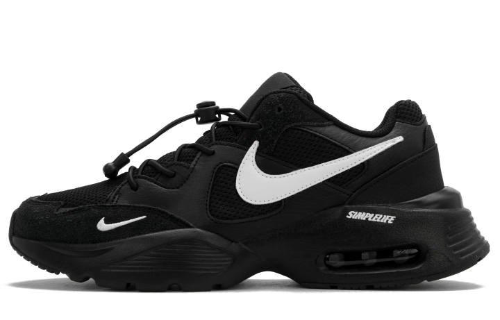 Nike Nike Air Max Fusion Low top Running Shoes Men's Black White