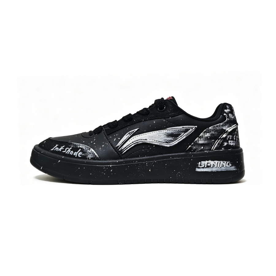 Li-Ning Li Ning Sycee V3 Abrasion Resistant Lightweight Low top Skateboard Shoes Men's Black White