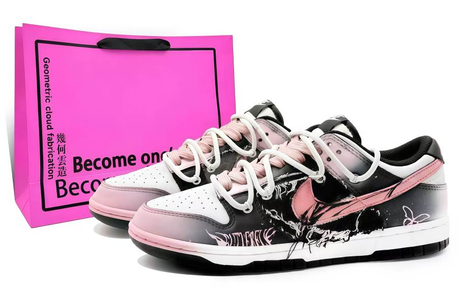 Nike Nike Dunk Skateboard Shoes Women's Low Top White/Brown/Coffee