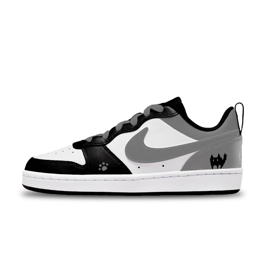 Nike Nike Court Borough Leather Abrasion Resistant Abrasion Resistant Low top Kids' Skateboarding Shoes Unisex