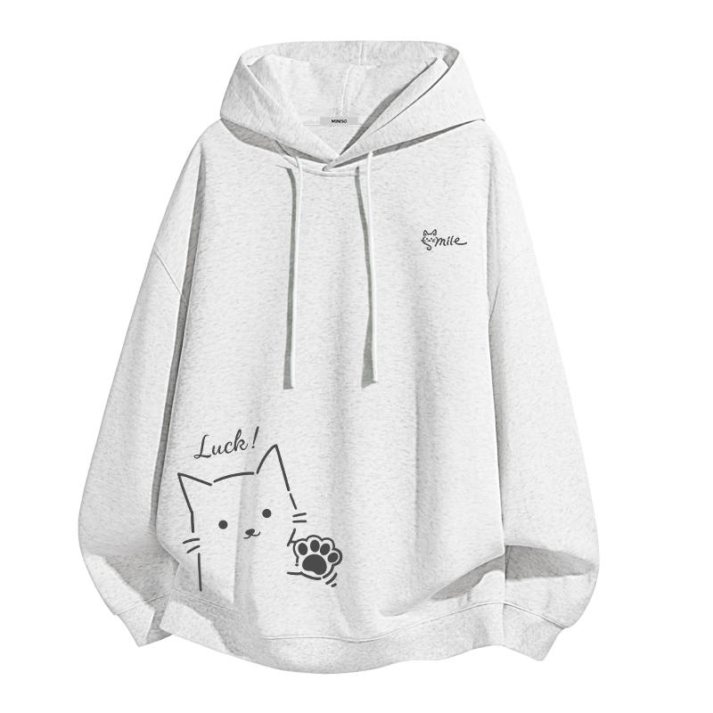 MINISO Sweatshirts Unisex Hooded Moderate Heavyweight