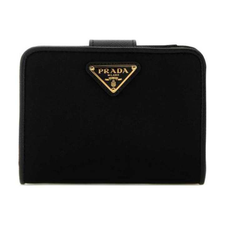 PRADA PRADA Re Nylon Wallet Small Women's Black