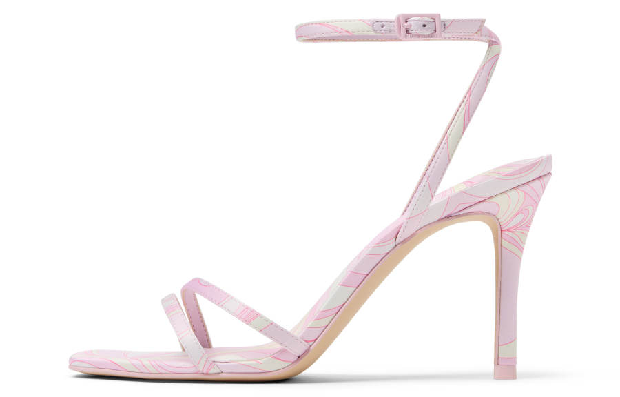 CHARLES&KEITH Small Ck Fabric One Strap Sandals 9.5cm Women's