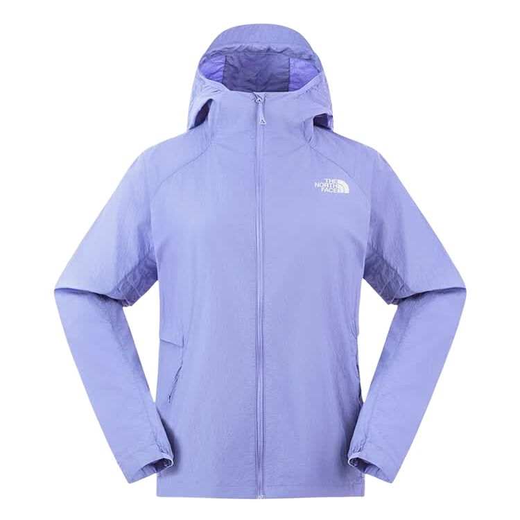 THE NORTH FACE Sun Protection Jackets Women's G74/Purplish Cyan Hooded Non Detachable Moderate