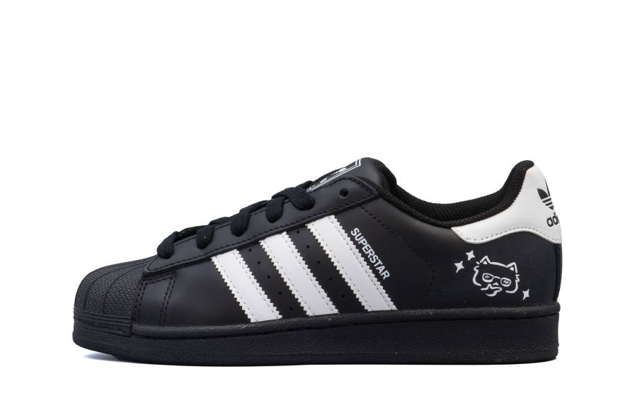 Adidas Originals Superstar 2 Abrasion Resistant Low top Skateboard Shoes Unisex Black White