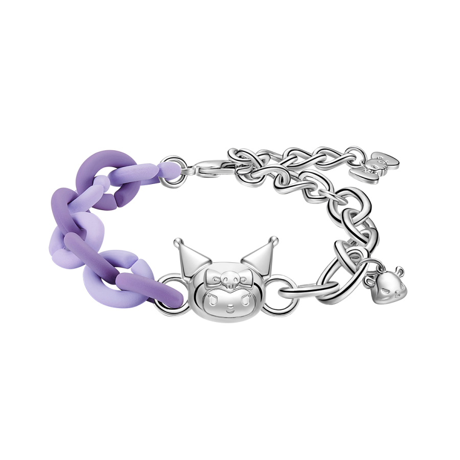 Sanrio Kuromi Artificial Gemstone Bracelets Women's