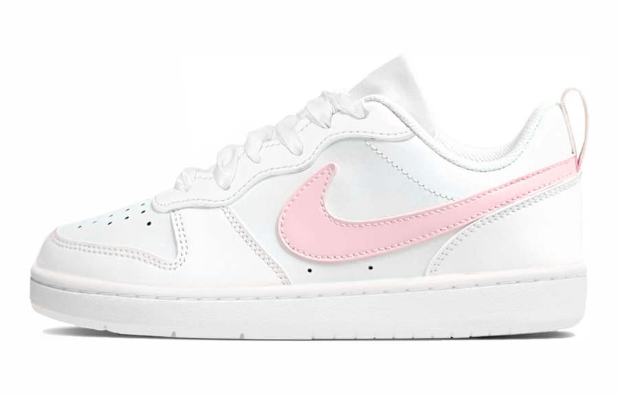 Nike Nike Court Borough Low top Kids' Skateboarding Shoes White Pink Teenagers