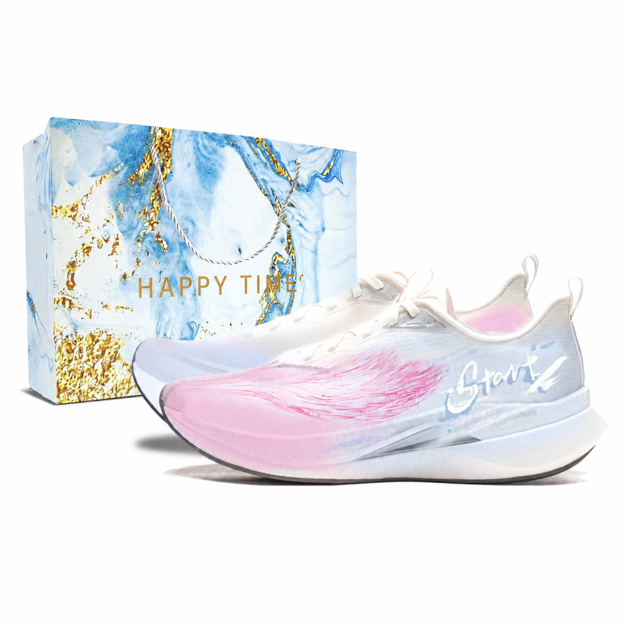Li-Ning Li Ning Red Hare 9 PRO Running Shoes Women's Low Top Blue Pink