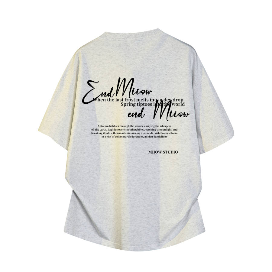 MIIOW MIIOW T Shirts Unisex Crew Neck