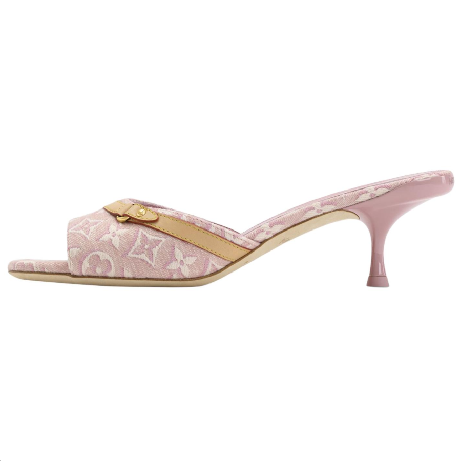 LOUIS VUITTON 6AM Slide Slippers Women's Pink