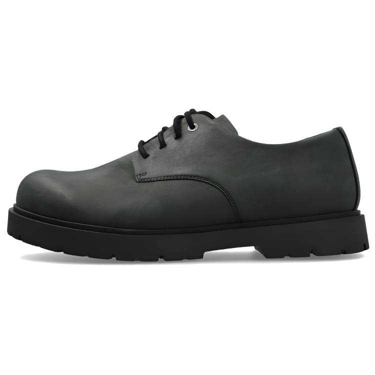 Birkenstock Highwood Lace Casual Leather Shoes Men's Low Top Black